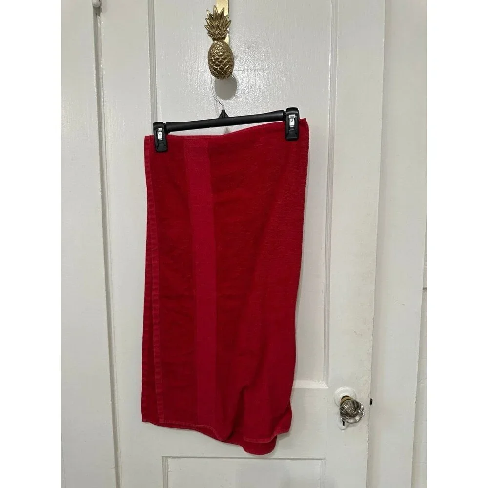 Red Bath Towel